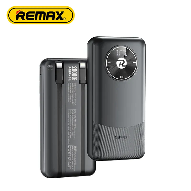 Remax RPP-38 20000mah Built In Cable 20W, 22.5W Fast Charging Power Bank 20W 22.5W - Image 2