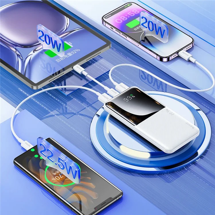 Remax RPP-623 20000mAh Portable Charger 20W+22.5W PD+QC Fast Charging Power Bank - Image 4