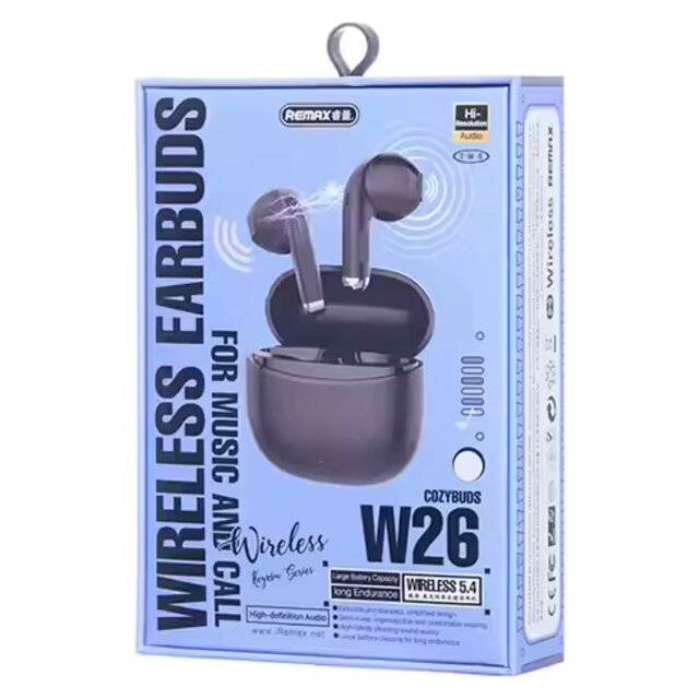 Remax W26 True Wireless Earbuds for Music and Calls, BT 5.4, Gaming, Sports TWS Earphones - Image 3