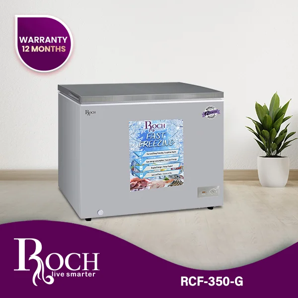 Roch RCF-350-G 282L Chest Freezer – Energy Efficient Deep Freezer with Spacious Storage Capacity & Reliable Cooling Performance - Image 3