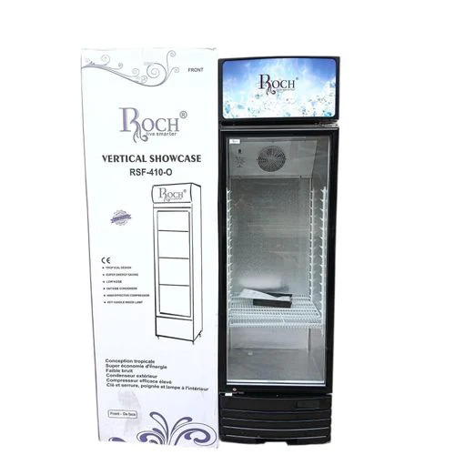 Roch RSF-410-O 329 L Vertical Showcase refrigerator - Provides spacious and efficient cooling with a clear display design ideal for shops, supermarkets, and commercial beverage storage - Image 2