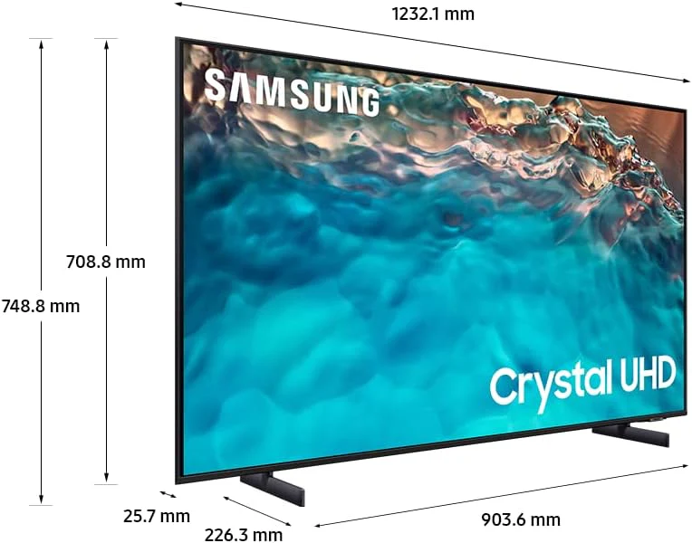 Samsung 55BU8100 55-Inch 4K Crystal UHD Smart TV - Image 2