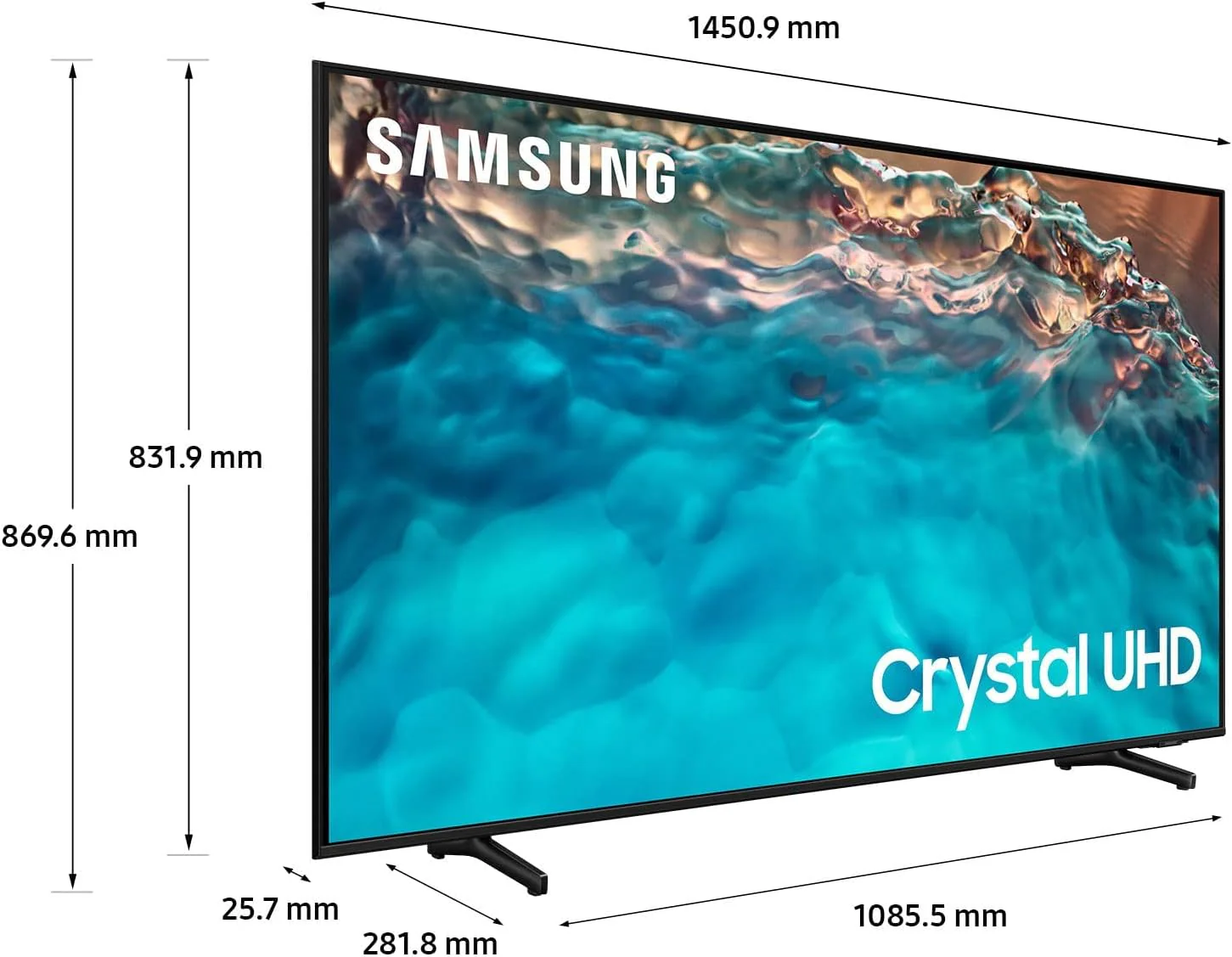 Samsung 65BU8000 65-Inch Crystal 4K UHD Smart LED TV - Image 2
