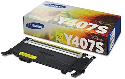 Samsung CLT-Y407S/SEE Toner Cartridge Yellow for CLP-325W; CLX-3185; FW1500 printers