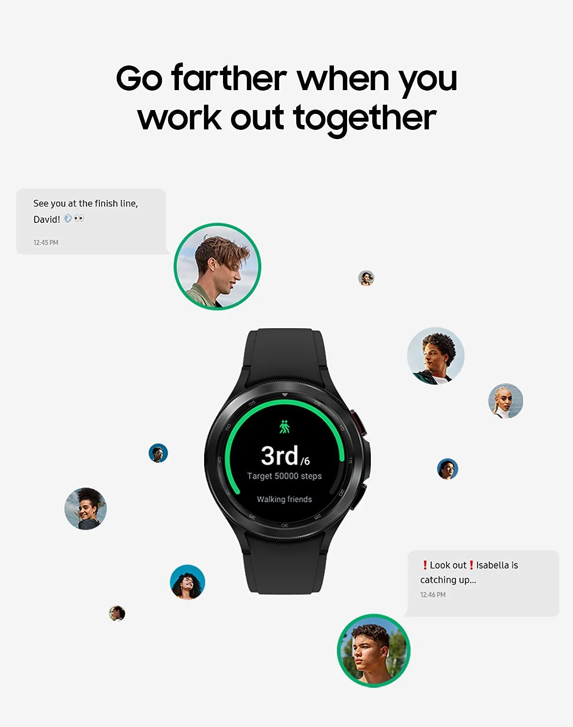 Samsung Electronics Galaxy Watch 4 Classic 46mm Smartwatch with ECG Monitor Tracker for Health Fitness Running Sleep Cycles GPS Fall Detection Bluetooth - Image 6