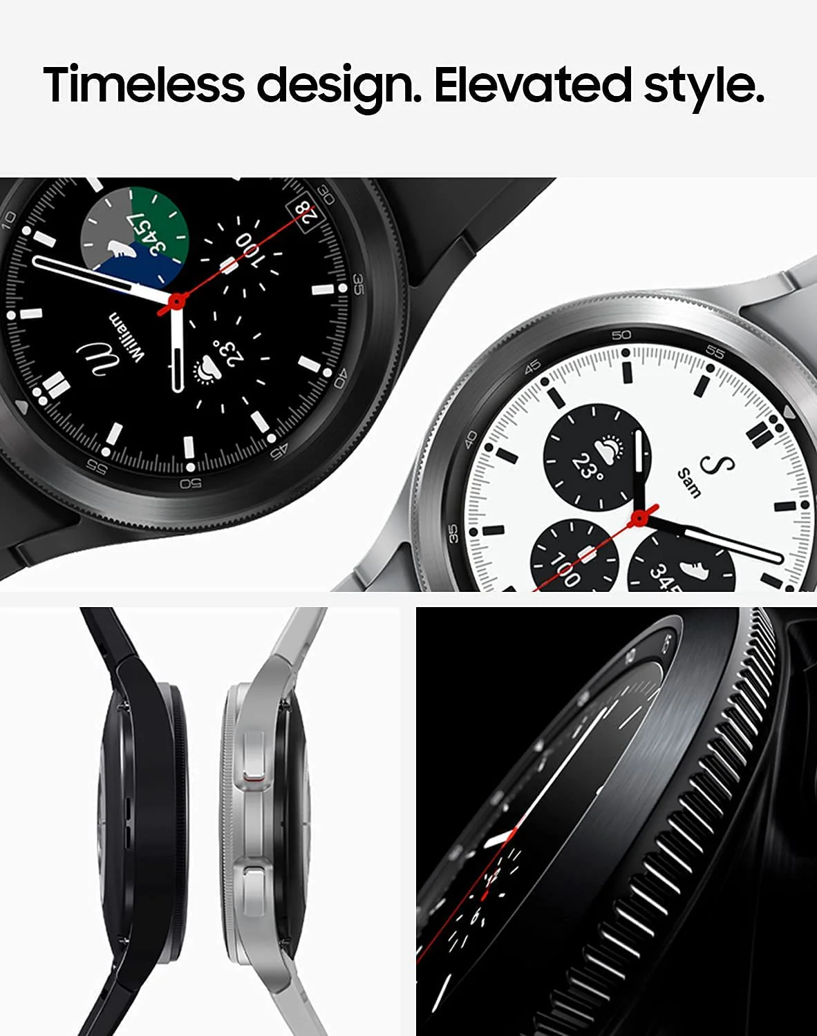 Samsung Electronics Galaxy Watch 4 Classic 46mm Smartwatch with ECG Monitor Tracker for Health Fitness Running Sleep Cycles GPS Fall Detection Bluetooth - Image 7