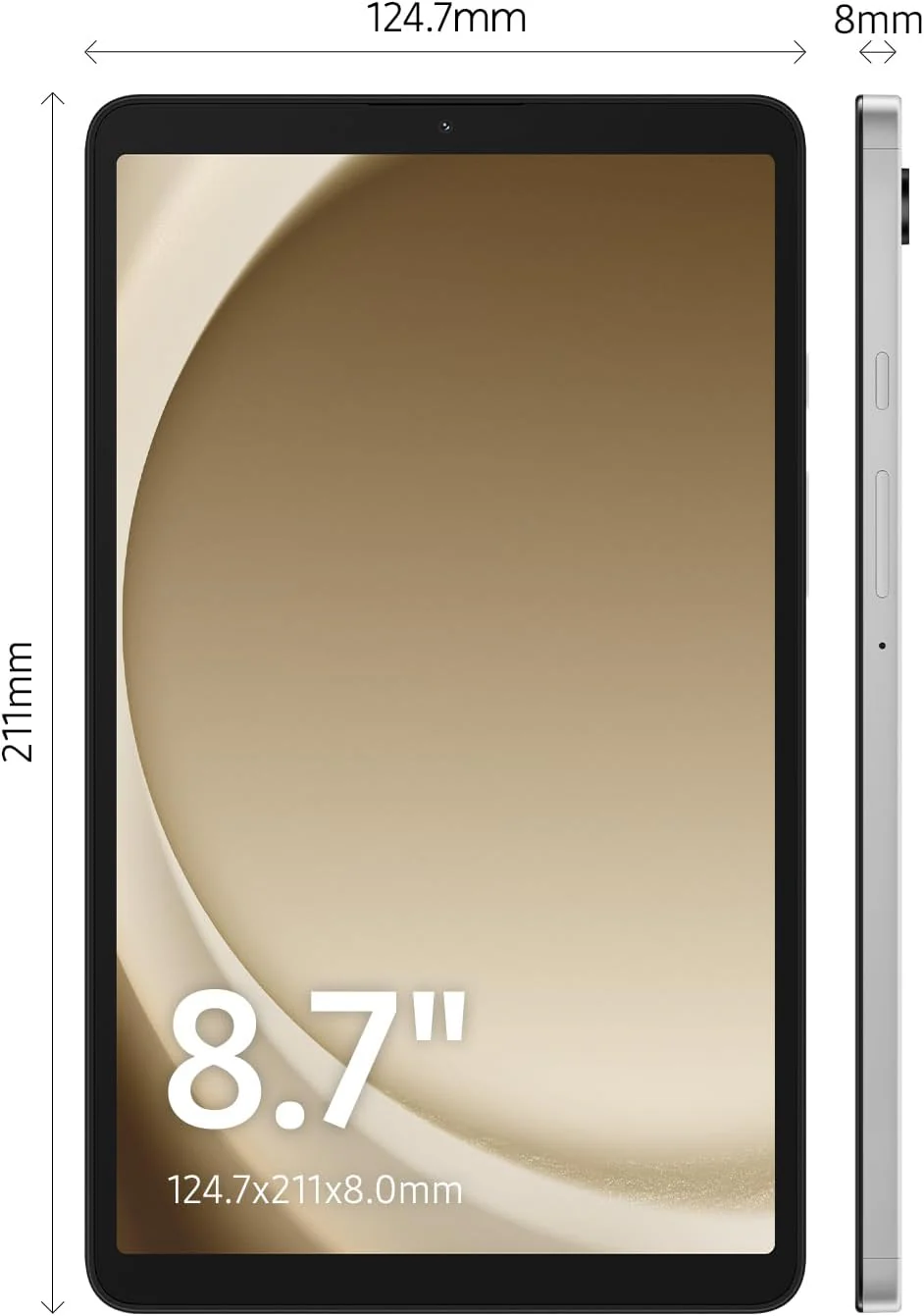 Samsung Galaxy Tab A9 Tablet 64GB ROM/4GB RAM Android 13 8.7", 8MP Camera, 5100mAh - Image 4