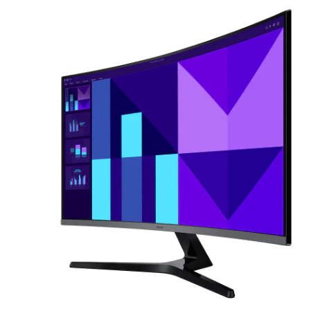 Samsung S3 32" Essential Curved Monitor FHD LS32D392GAMXUE – Delivers clear Full HD visuals with a curved design for comfortable viewing and improved productivity - Image 3