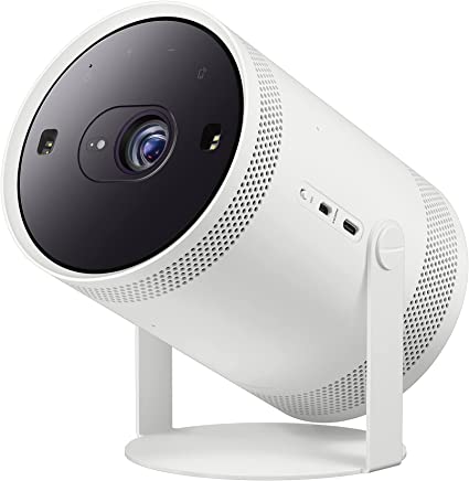 Samsung SP-LSP3BLAXKE Freestyle Projector - 180˚ Dynamic Angle, Portable, USB Type-C, 360-degree Speaker, 1080p Full HD