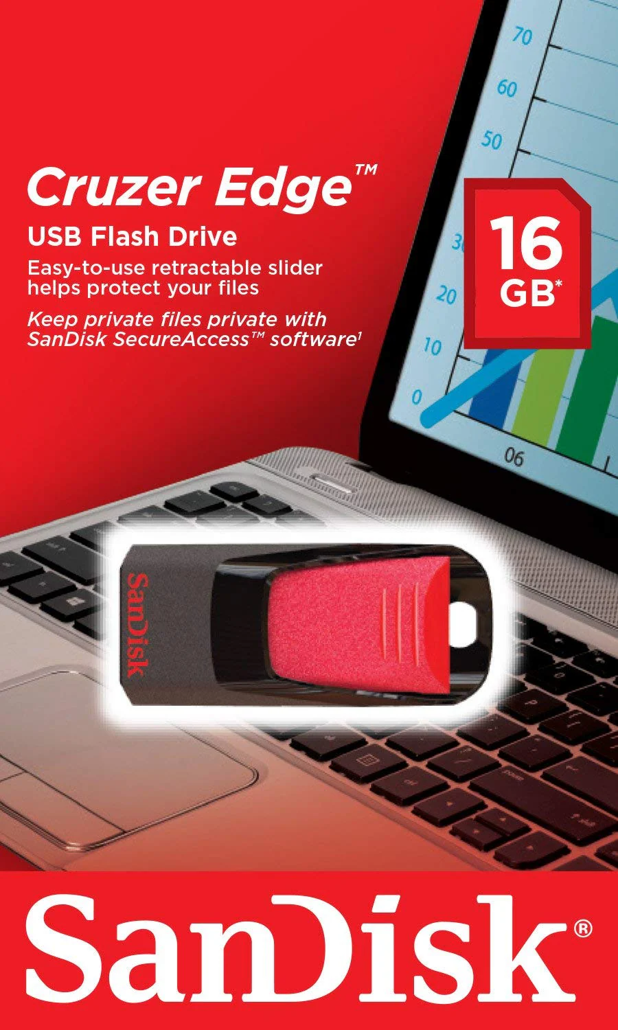 Sandisk Cruzer Edge Usb Flash Drive 16gb - Image 4
