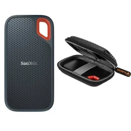 SANDISK E61 Extreme Portable External SSD V2 1TB - High-Speed USB 3.2 Gen 2, Durable IP55 Water & Dust Resistant Black SSD - Image 2