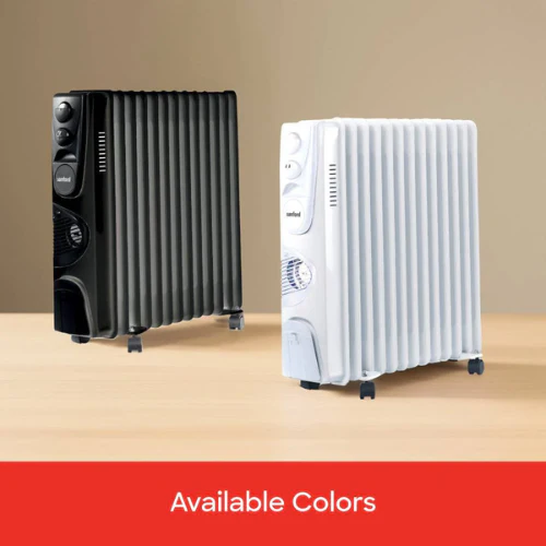 Sanford SF1212OH 2900W 13-Fin Oil Filled Radiator Heater with Turbo Fan – Powerful & Efficient Heater for Home or Office - Image 3
