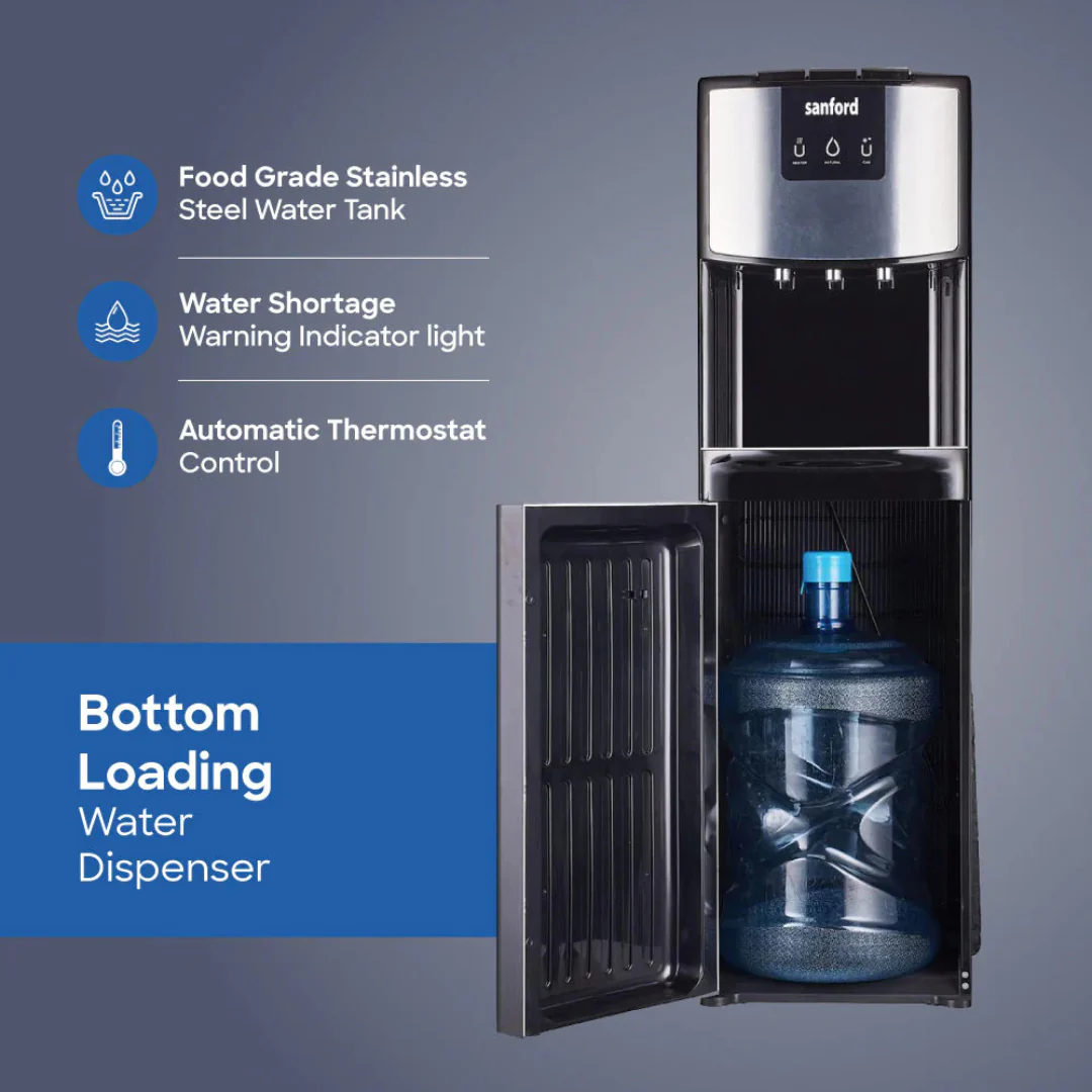 Sanford SF1408WD Bottom Load Hot Cold & Normal Water Dispenser – Convenient 3-Temperature Hydration for Home or Office - Image 3