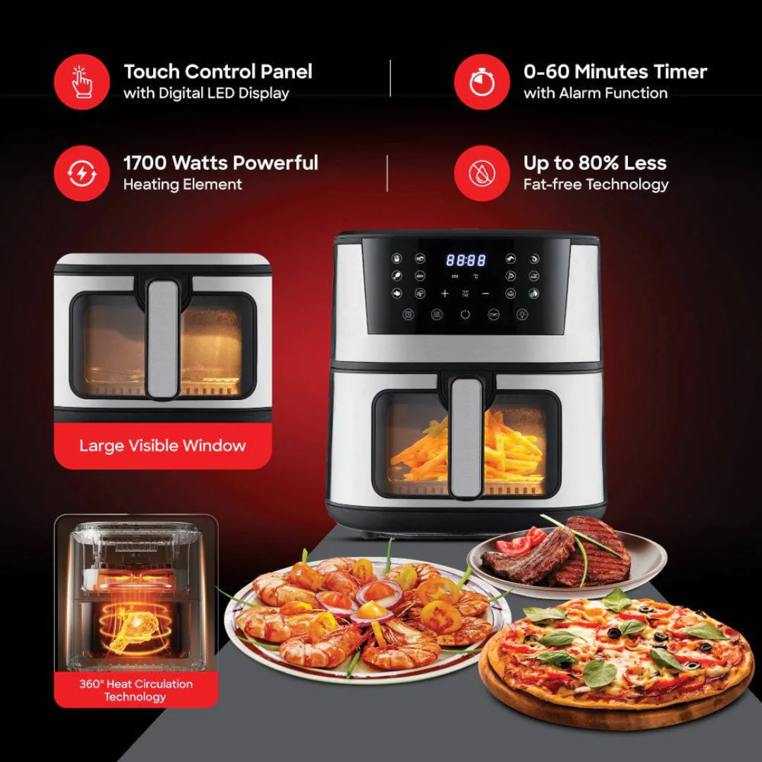Sanford SF2454AF 7L Digital Air Fryer – Large-Capacity, Healthy Oil-Free Cooking for Crispy Meals - Image 2