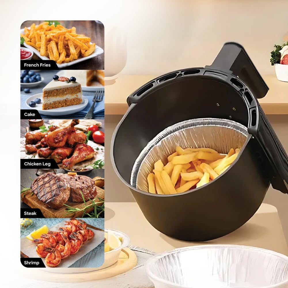 SANFORD SF2457AF Manual Air Fryer 3.5L, 1400W, Healthy Oil-Free Cooking, 5 Presets, Adjustable Temperature 80-200°C, 60-Min Timer, Overheat Protection, Cool-Touch Handle - Image 5