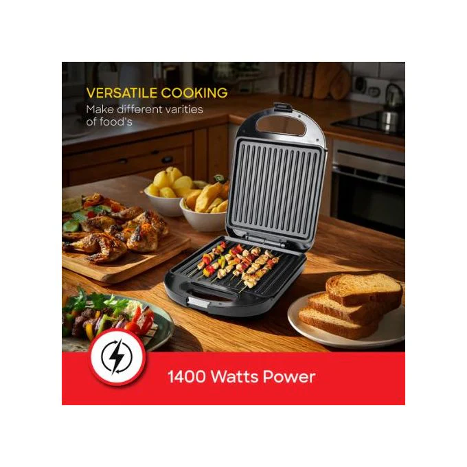 Sanford SF5733GT 1400W Sandwich Toaster Grill Plate – Non-Stick, Fast Heating, Easy Cleaning perfect sandwiches - Image 3
