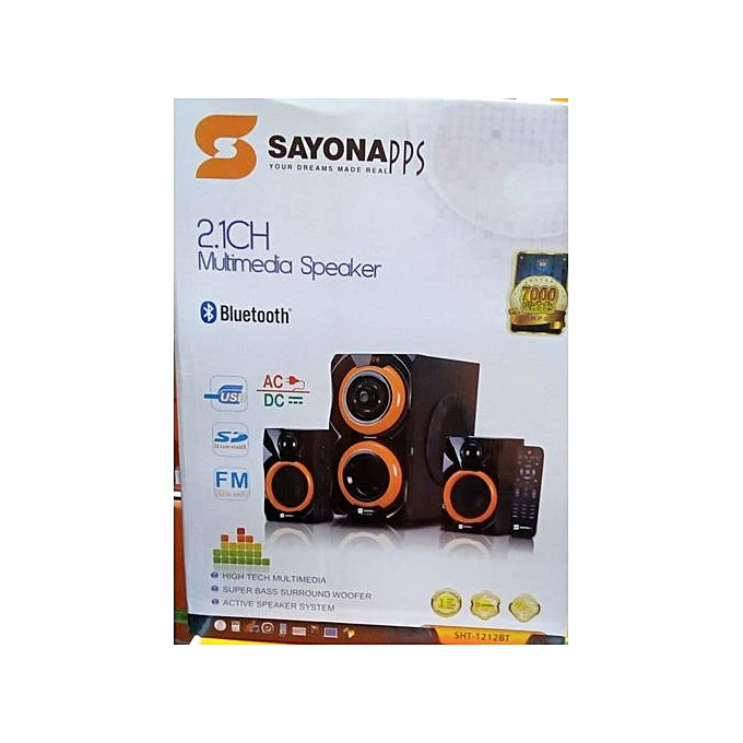 Sayona SHT-1212BT - 2.1 CH Subwoofer 7000W PMPO - Image 2