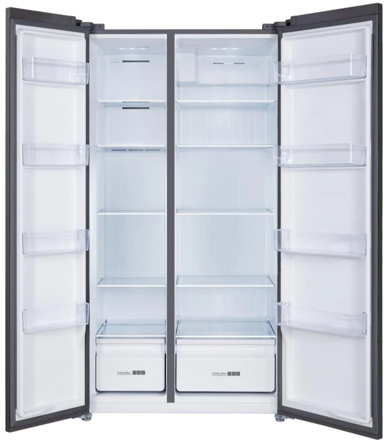 SCL 505L Side by Side Refrigerator SCL-SBS520ECDS – Energy-Efficient cooling, low-noise operation, adjustable shelves, and organized storage for fresh and frozen items. - Image 2