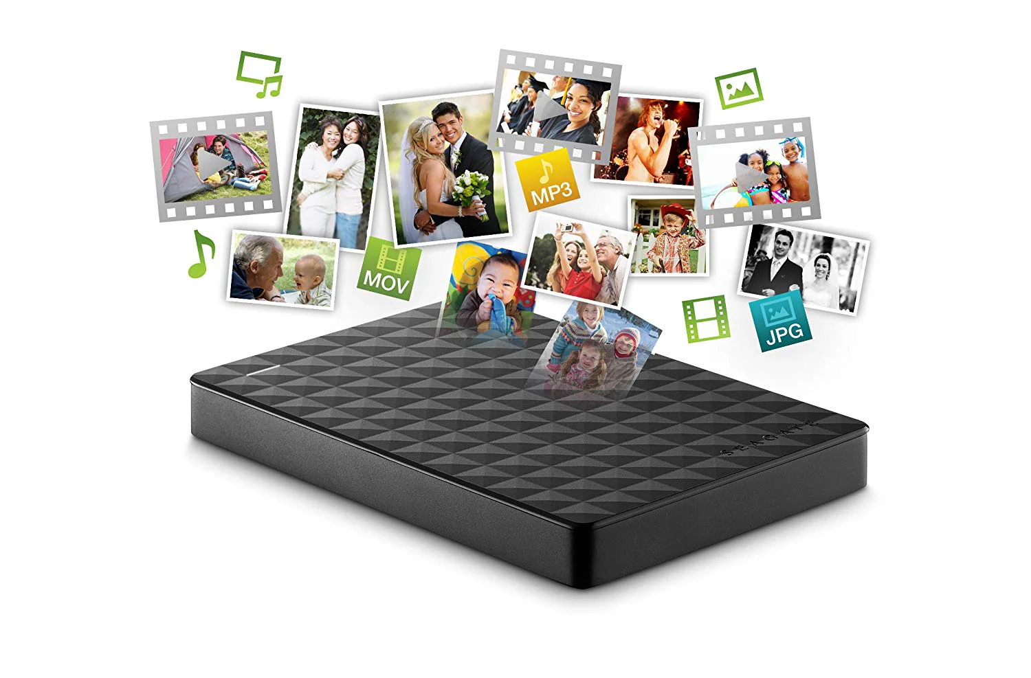 Seagate Expansion 2TB Portable External Hard Disk Drive USB 3.0 (STEA2000400) - Image 4