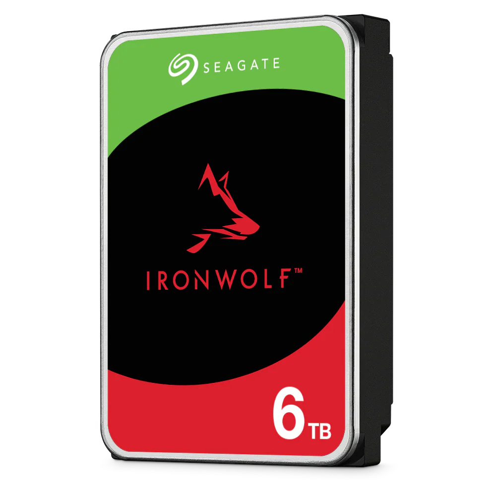 Seagate IronWolf NAS 6TB  Internal Hard Drive (ST6000VN001) -CMR 3.5 Inch SATA 6Gb/s 5600 RPM 256MB Cache for RAID Network Attached Storage - Image 2