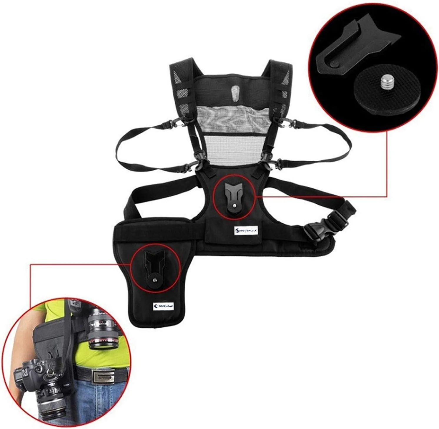 Sevenoak SK-MSP01 Dual Camera Harness Strap - Image 3