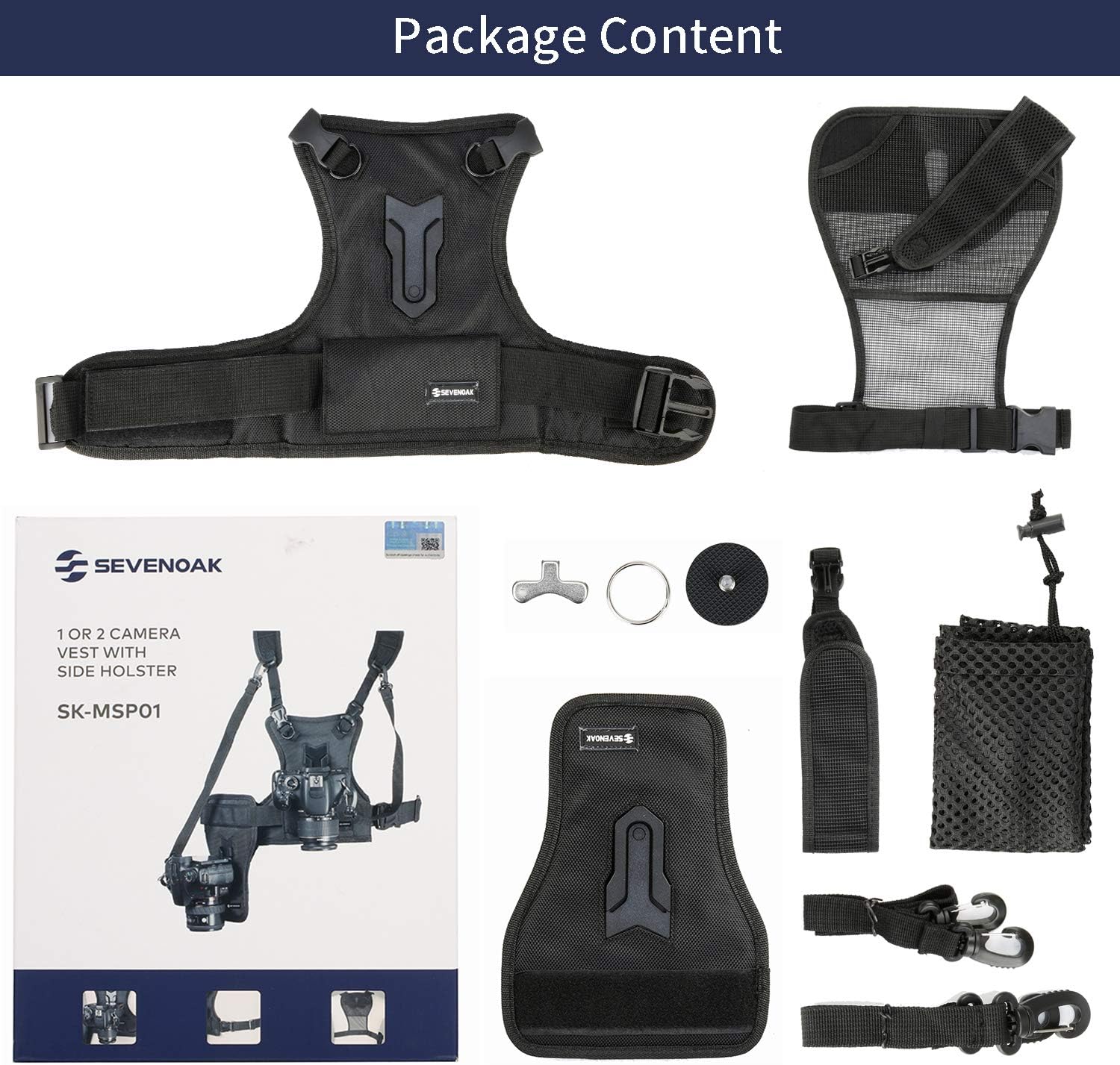 Sevenoak SK-MSP01 Dual Camera Harness Strap - Image 5