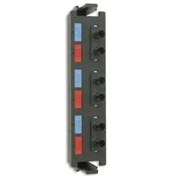 Siemon RIC-F-SC6-1 SC Fiber Adapter Plate - 6-Fiber Flat Pack Fiber Optic Panel