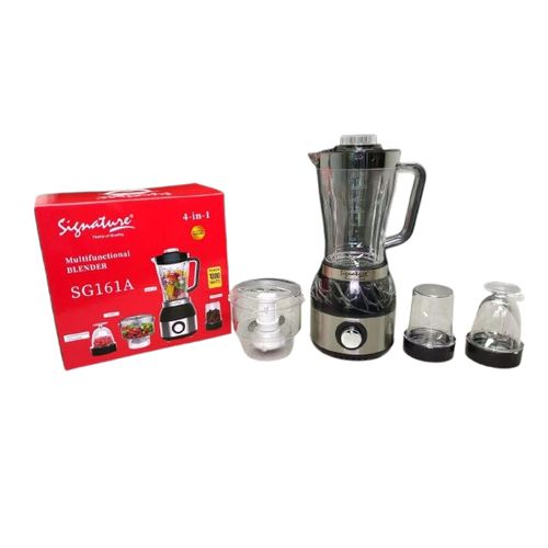 Signature SG-161A 4-in-1 Multifunctional Blender – Blend, Chop, Grind & Mix with Ease, Perfect for Home, Office & Small Commercial Use - Image 2