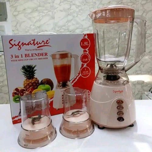 Signature SG-201 3-in-1 Blender with Grinder/Copper – Powerful Motor, Multi-Function Blending & Grinding, Ideal for Home, Kitchen & Small Commercial Use - Image 5