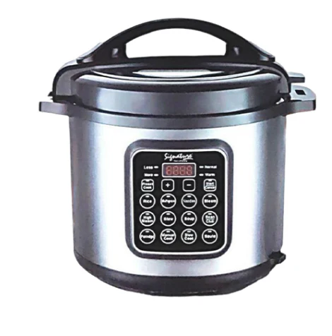 Signature (SG-60-100-H22) 6Ltr Electric Pressure Cooker with 1000W- Makes cooking faster and more convenient for everyday home meals