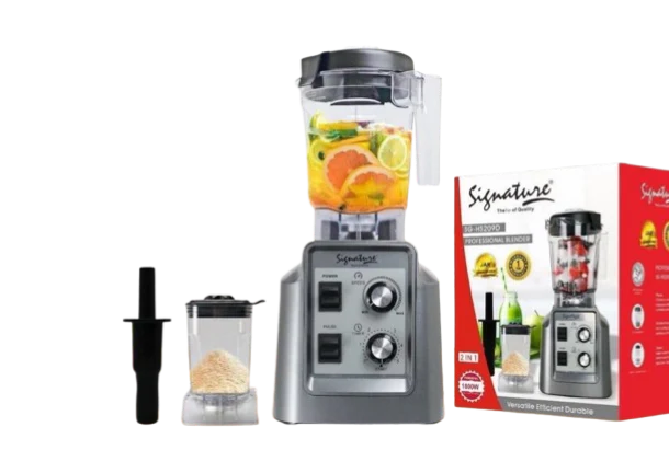 Signature SG-SH-209D Professional Blender – High-Power Performance, 2L Large Capacity, Durable Stainless Steel Blades & Heavy-Duty Motor