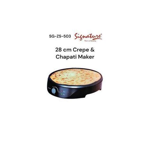 Signature SG-ZS-503 28cm Crepe & Chapati Maker (800W) – Fast Heating, Non-Stick Surface, Easy-to-Use, Perfect for Home, Office & Small Commercial Kitchens - Image 2