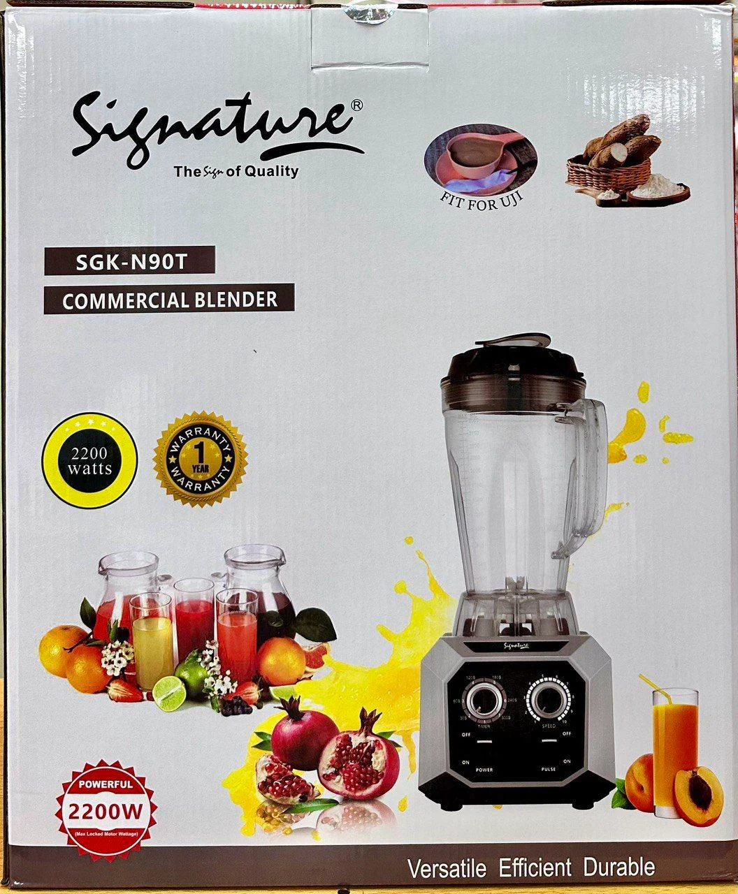 Signature SGK-90T 3L Commercial Blender-2200W - Image 2