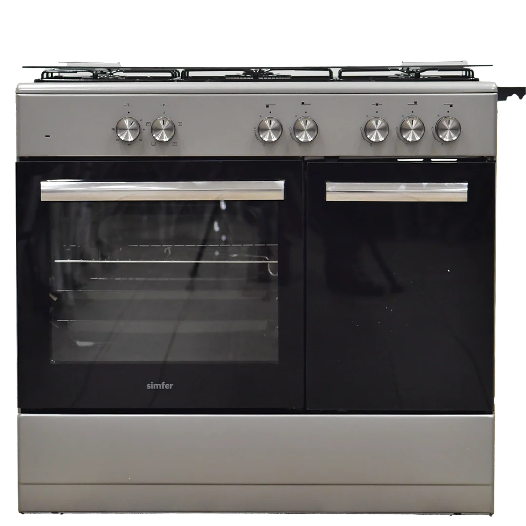 Simfer FB9427SEWIM Cooker 4 Gas + 2 Electric Inox – High-Performance Dual-Fuel Cooker in Kenya - Image 2
