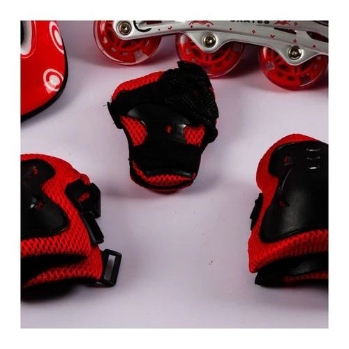 Skating Full Set; skating shoes, helmet, and guard kit for Kids Toddlers -Adjustable skater roller shoes Protective Gear Full Set - Image 7