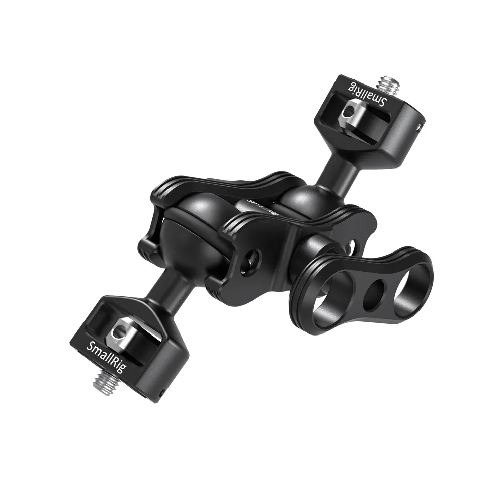 SmallRig 2070B (1/4”-20 Screws) Articulating Arm with Dual Ball Heads – Flexible mounting arm that provides stable support and adjustable positioning for cameras and accessories