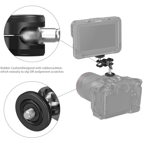 SmallRig 3238 Mini Magic Arm with Universal Ball Head – Flexible mounting arm for cameras and accessories, allowing stable positioning and adjustable shooting angles - Image 4