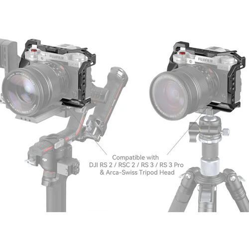SmallRig 4135 Multifunctional Cage for FUJIFILM X-T5 – Protective camera cage that enhances stability, adds mounting options, and improves handling for professional shooting - Image 4