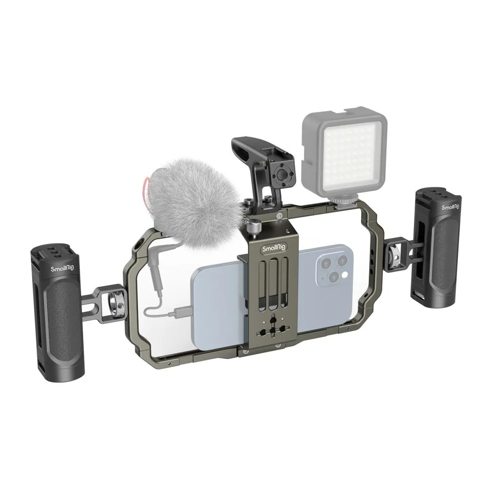 SmallRig 3155B Universal Mobile Phone Handheld Video Rig Kit – Professional mobile filming kit that improves stability, control, and video quality for smooth handheld shooting - Image 2