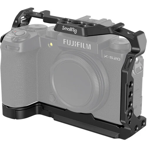 SmallRig 4230 Cage for FUJIFILM X-S20 – Protective camera cage that enhances stability, expands mounting options, and supports professional shooting setups