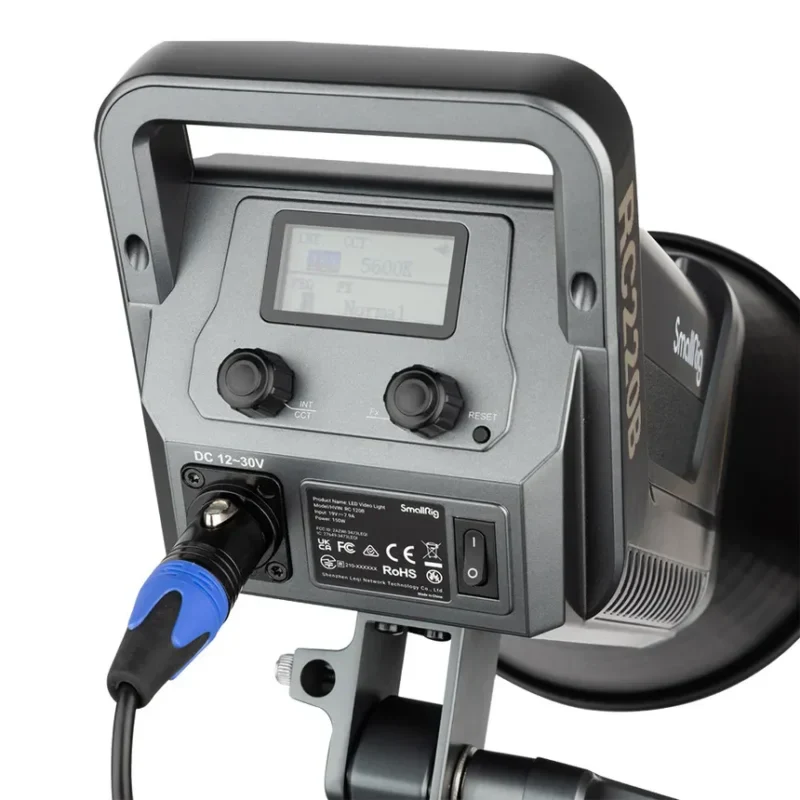 SmallRig RC220B 2-LED Video Light Kit (UK) – Professional lighting kit that provides bright, adjustable illumination for high-quality video and photography production - Image 2