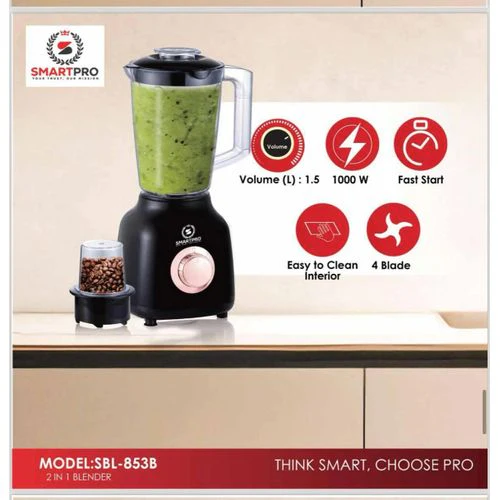 Smartpro SBL-853B 2-in-1 Blender – Powerful, Durable & Perfect for Everyday Blending - Image 2