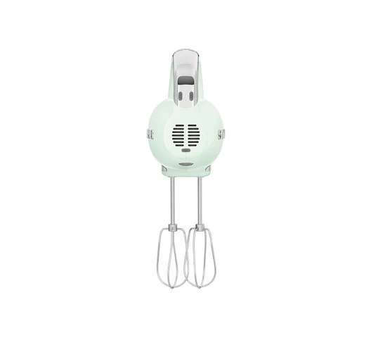 SMEG HMF01PGUK Hand Mixer – Powerful 4-Speed Electric Mixer with Stainless Steel Beaters for Home Baking - Image 2
