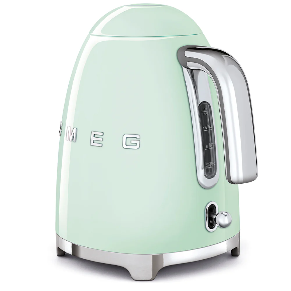 SMEG KLF03PGUK 1.7L 50's Retro Style Electric Kettle, 3000W – Stylish High-Power Kettle for Fast Boiling - Image 3