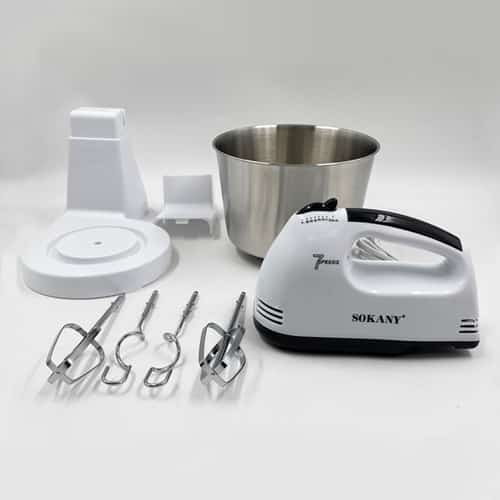 Sokany CX-6620 2 L Stand Mixer –250 W Electric Kitchen Mixer with 2 L Stainless Steel Bowl, 5 Speed Settings & Durable Beaters - Image 2