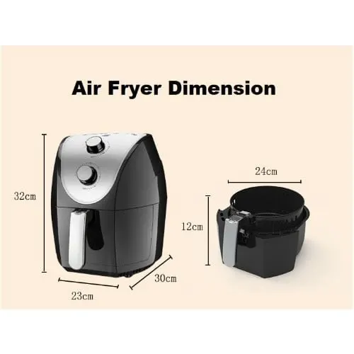 Sokany HB-8009 Electric Airfryer- 4.8Litres, 1500W, Easy to use - Image 3