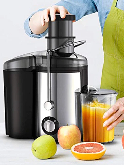 Sokany SK-400 Juice Extractor - Powerful motor, 800W, Stainless Steel Body, Large Food Tube - Image 3