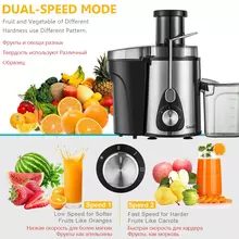 Sonifer SF-5522 Juice Extractor - Large 1Litre pulp container, Detachable parts, Easy cleaning - Image 2