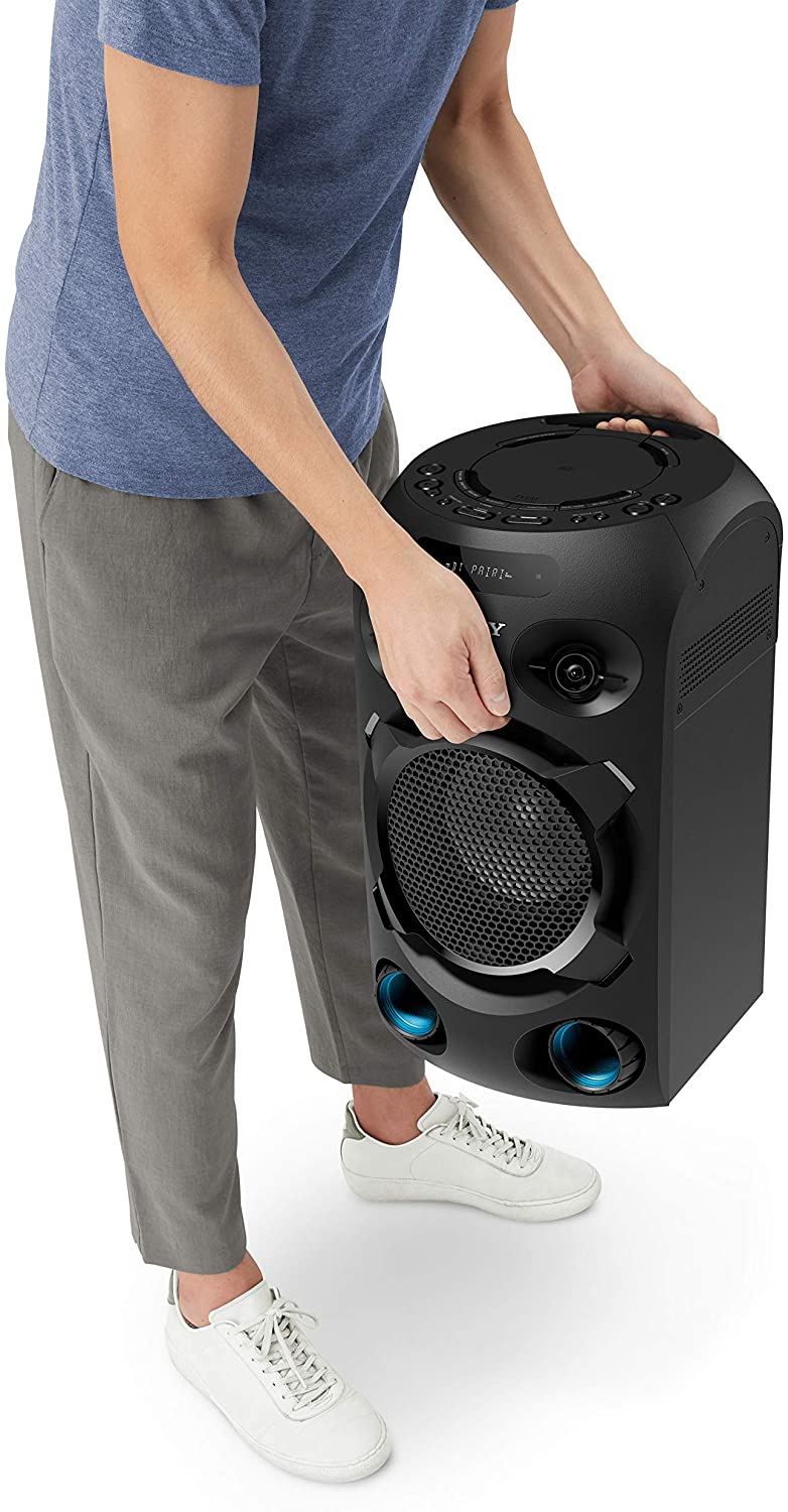 Sony (MHC-V02) Compact High Power One Box Music System with Bluetooth, Jet Bass Booster and Tripod Compatible Party Speaker - Image 6