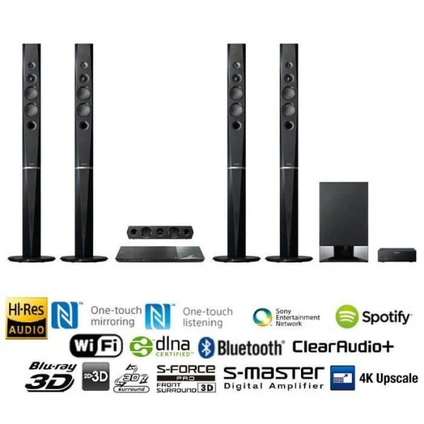 Sony BDV-N9200WL AC1200w 3D Blu-ray Home Theater Systems Bluetooth with Wireless Speakers - Image 4